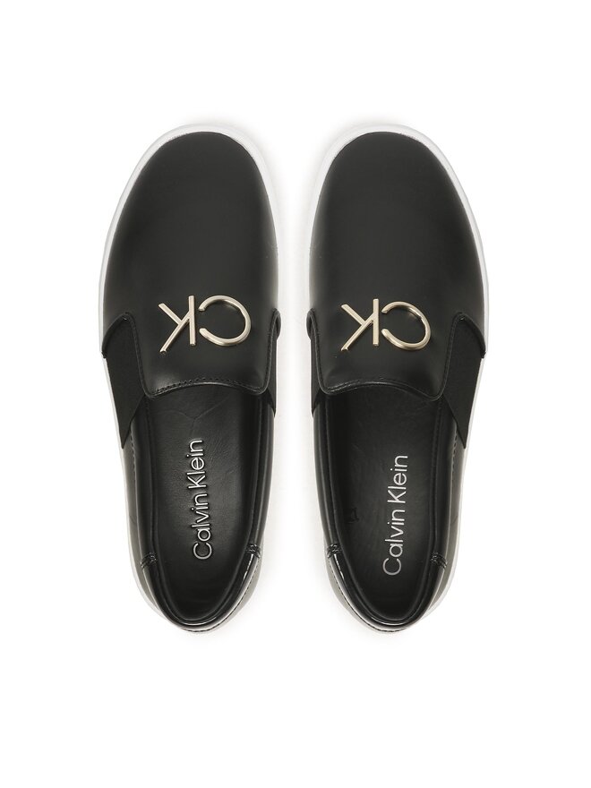 Calvin Klein Sportcipők Calvin Klein Flatform Cupsole Slip On W/Hw HW0HW01421 Fekete