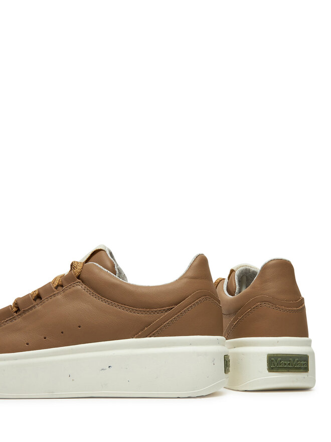 Max Mara Sneakersy Max Mara PUFFYGREEN 2424766172650 Brązowy