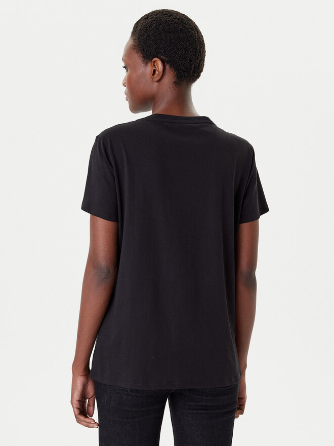 Liu Jo Sport Liu Jo Sport Camiseta TF5280 JS923 Negro Regular Fit