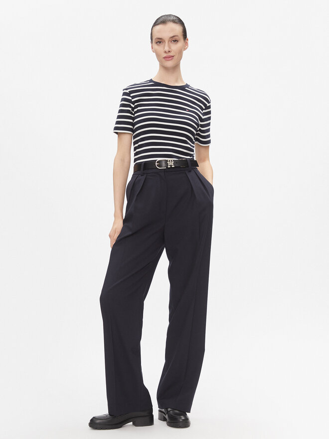 Tommy Hilfiger Tommy Hilfiger Marškinėliai New Cody WW0WW40587 Mėlyna Slim Fit