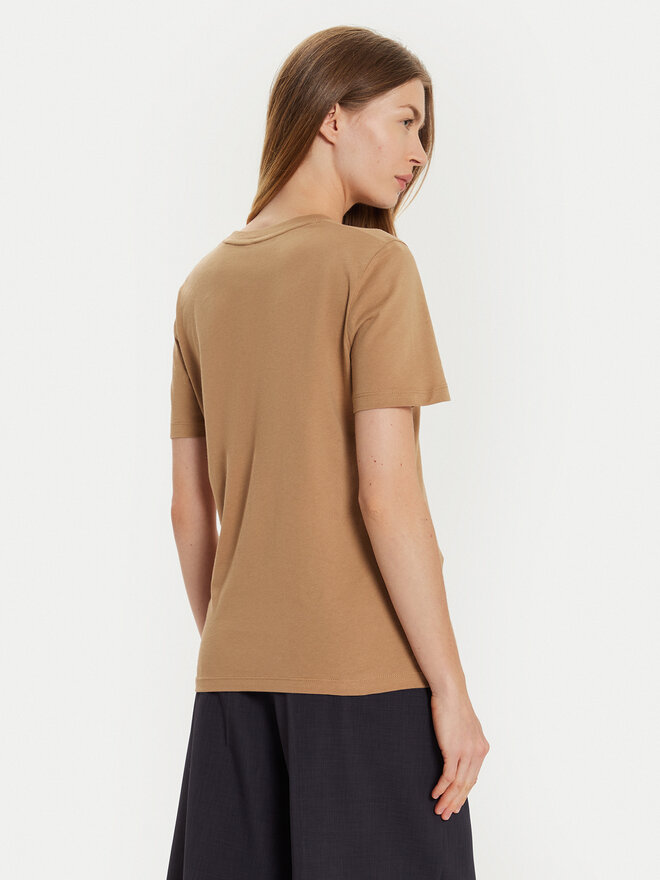 Tommy Hilfiger Tommy Hilfiger Marškinėliai WW0WW40276 Smėlio Regular Fit