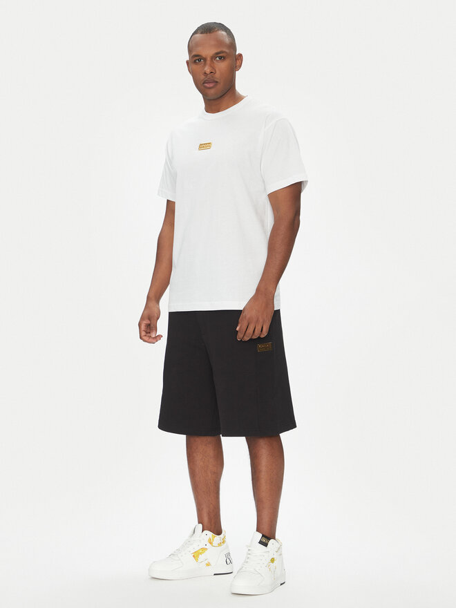 Versace Jeans Couture Versace Jeans Couture Póló 78GAHT08 Fehér Regular Fit