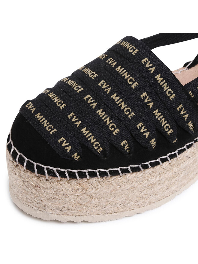 Eva Minge Espadrilky Eva Minge EM-14-07-000728 Černá