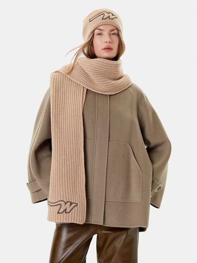 Weekend Max Mara Зимен шал Weekend Max Mara Bardies 2525746035 Кафяв