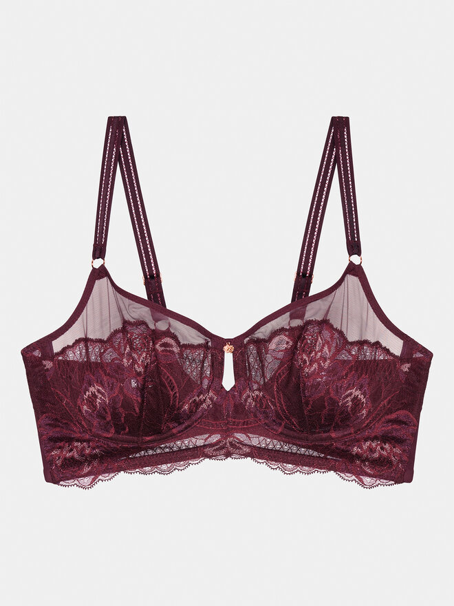 Triumph Triumph Бюстгальтер з підкладкою Wild Peony Florale W01 10215982 Бордовий