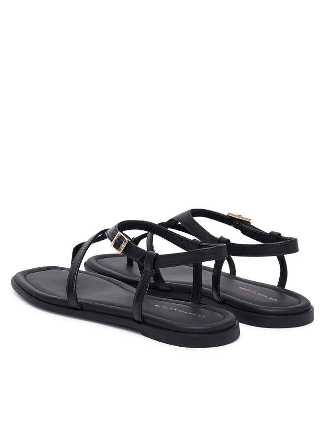 Tommy Hilfiger Sandalen Tommy Hilfiger Th Buckle FW0FW09367 Schwarz