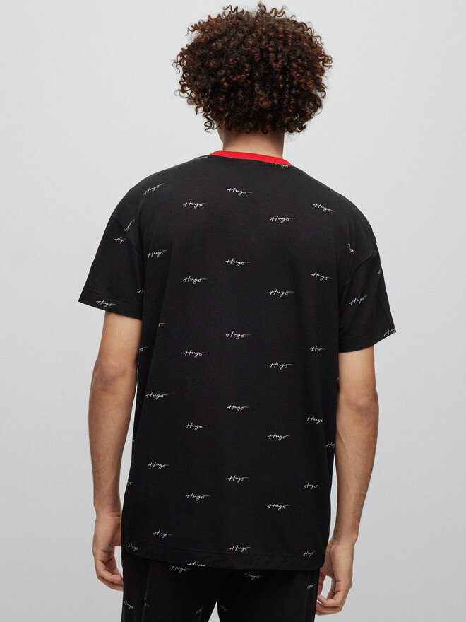 HUGO HUGO Camiseta de pijama 50490231 Negro Relaxed Fit