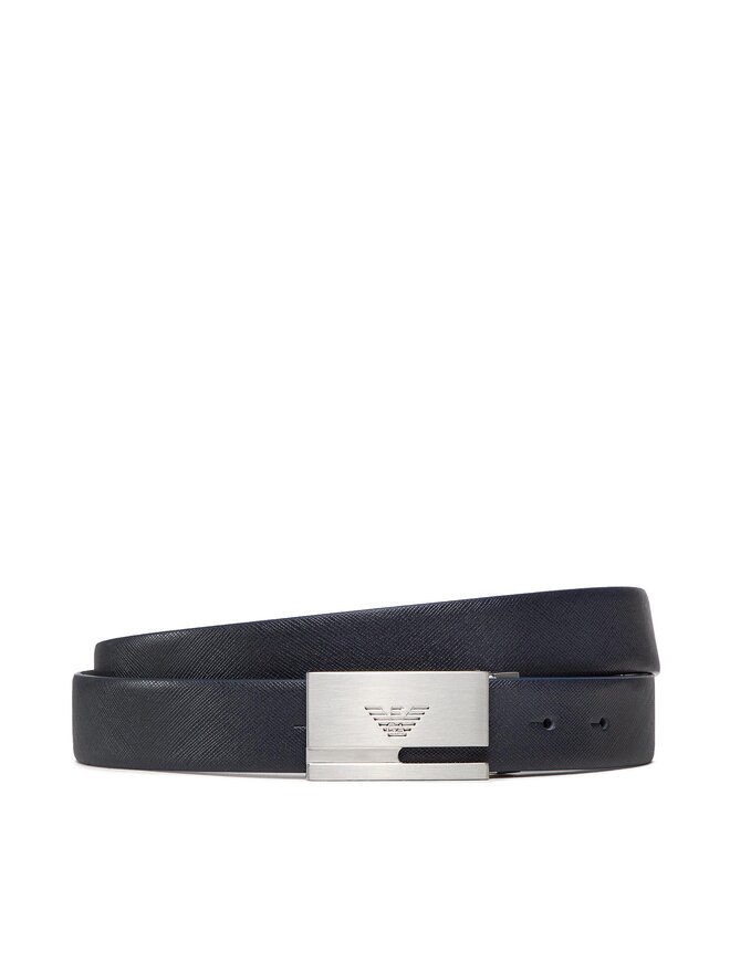 Emporio Armani Cintura da uomo Emporio Armani Y4S498 YLP4E 81285 Blu scuro