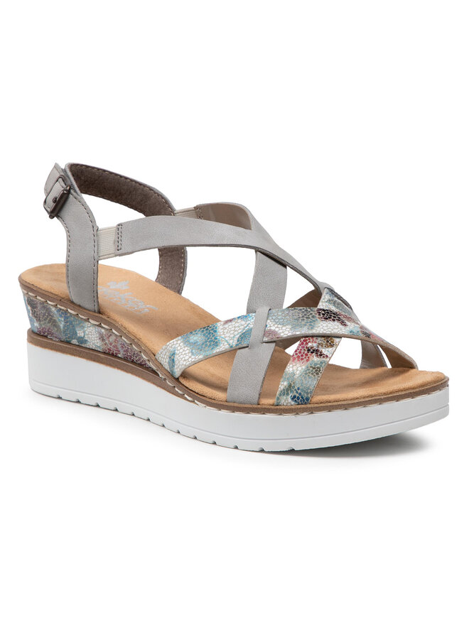 Rieker Mujer Sandalias V1209, Señora Sandalias
