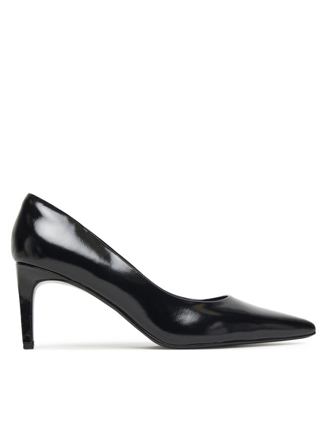 Calvin Klein Pantofi cu toc subțire Calvin Klein Ess Stiletto 70 Shiny Lth HW0HW02828 Negru