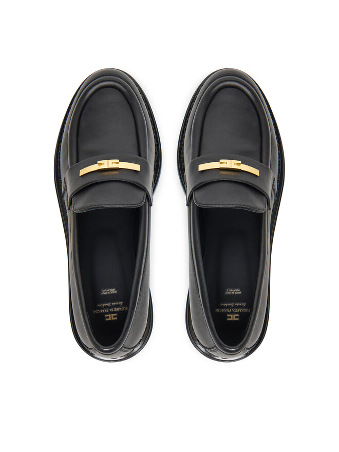 Elisabetta Franchi Loafersy Elisabetta Franchi Low Cut Shoe F4A4-E0397-1251 Černá