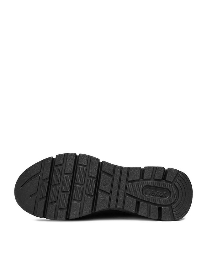 Rieker Półbuty Rieker 48053-00 Czarny