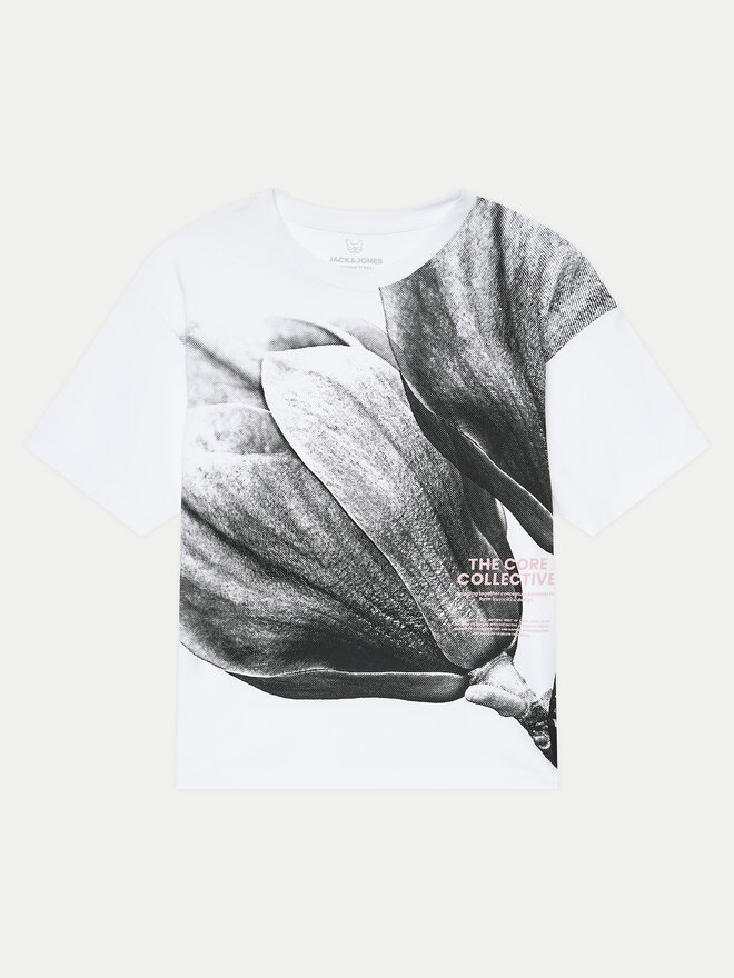 Jack&Jones Junior Jack&Jones Junior T-Shirt Jcodunya 12257775 Λευκό Volume Fit