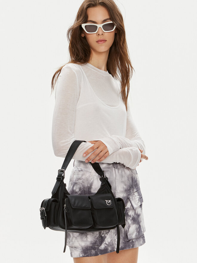 PINKO Kabelka Pinko Cargo PE 24 PLTT 102794 A1J4 Černá