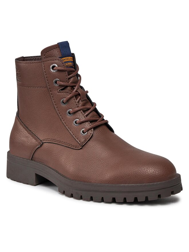 Jack&Jones Kozačky Jack&Jones 12243413 Hnědá