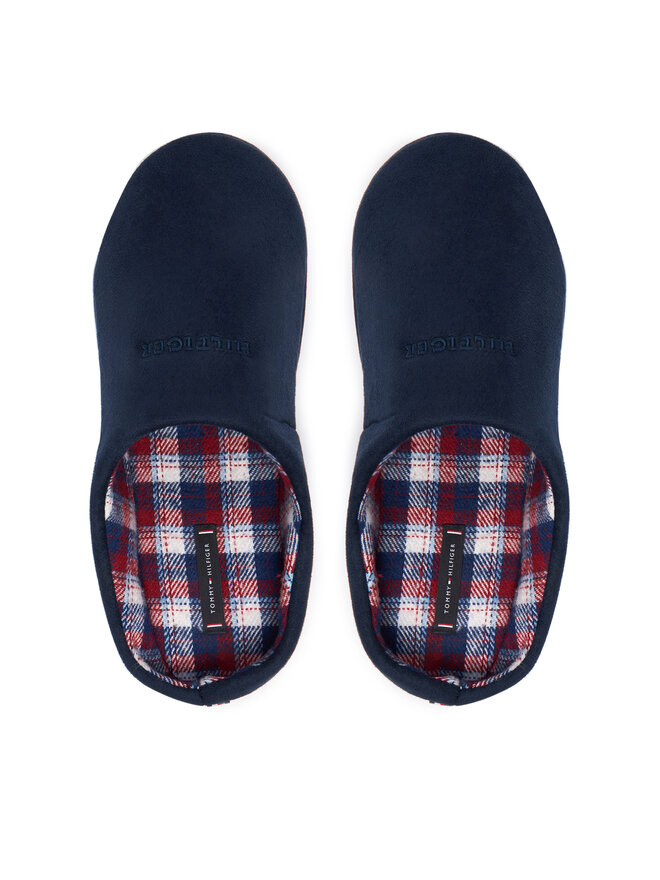 Tommy Hilfiger Hausschuhe Tommy Hilfiger M Check House FM0FM05615 Dunkelblau
