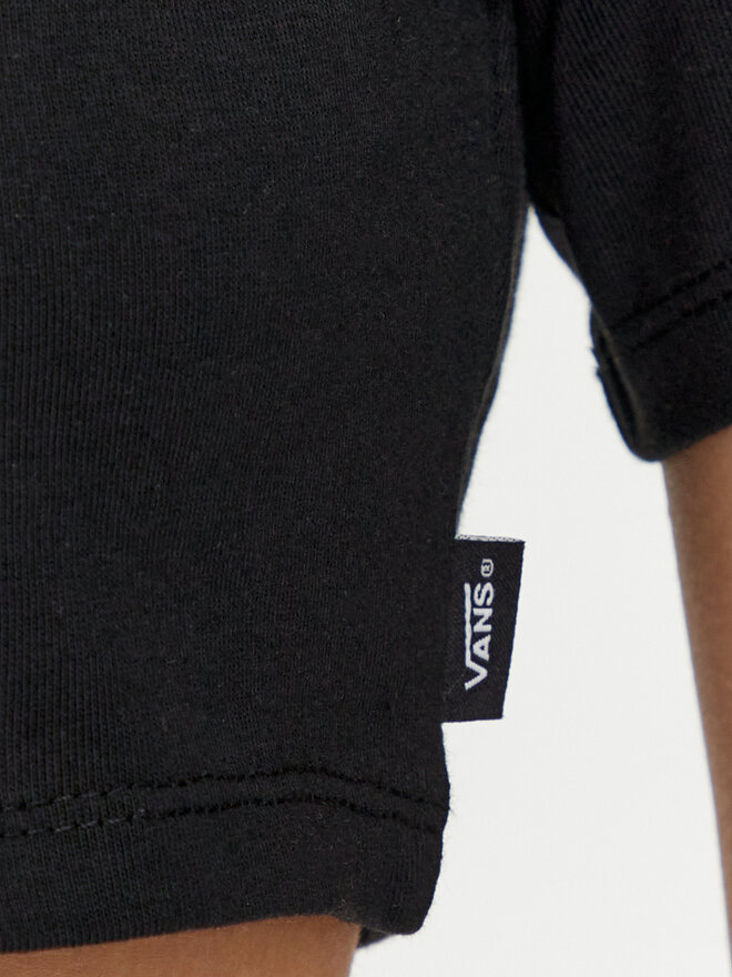 Vans Vans Marškinėliai Flying V Crew Crop Ii VN000GFF Juoda Regular Fit
