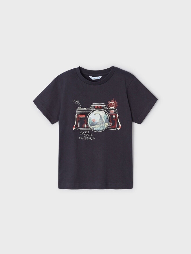 Mayoral Mayoral T-Shirt 3003 Μαύρο Regular Fit