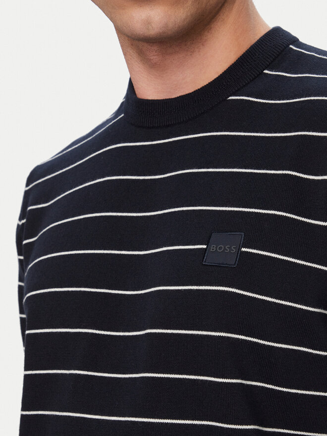 BOSS BOSS T-Shirt Kanacho 50561004 Dunkelblau Regular Fit