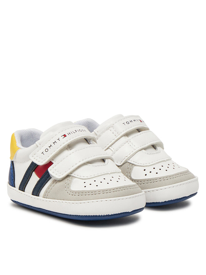 Tommy Hilfiger Zapatillas Tommy Hilfiger Flag Low Sneaker T0B9-33830-1755 Blanco
