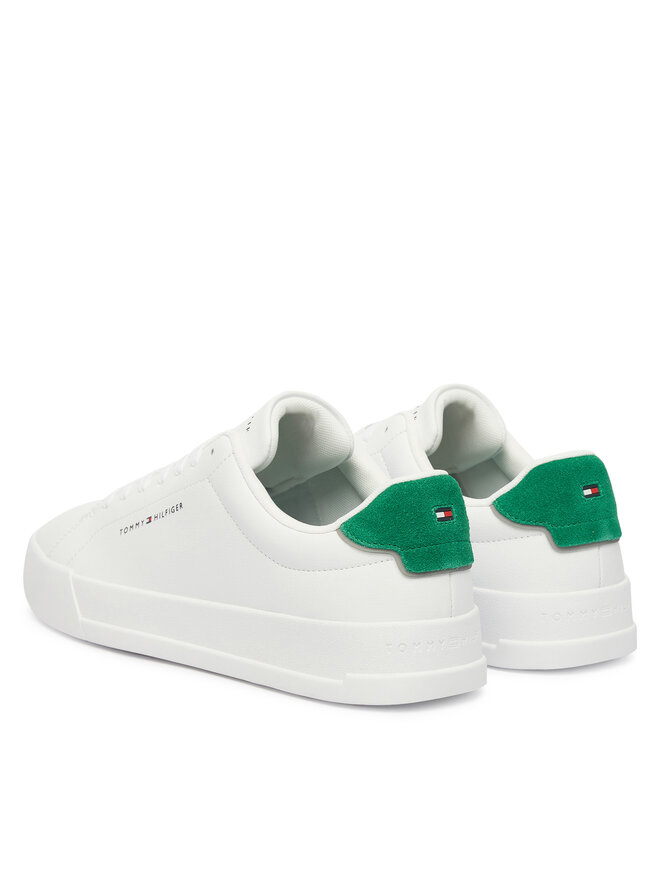 Tommy Hilfiger Sneakers Tommy Hilfiger Th Court Lth Detail Ess FM0FM05367 Weiß