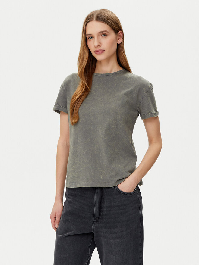 Noisy May Noisy May T-Shirt Brandy 27033185 Grau Slim Fit