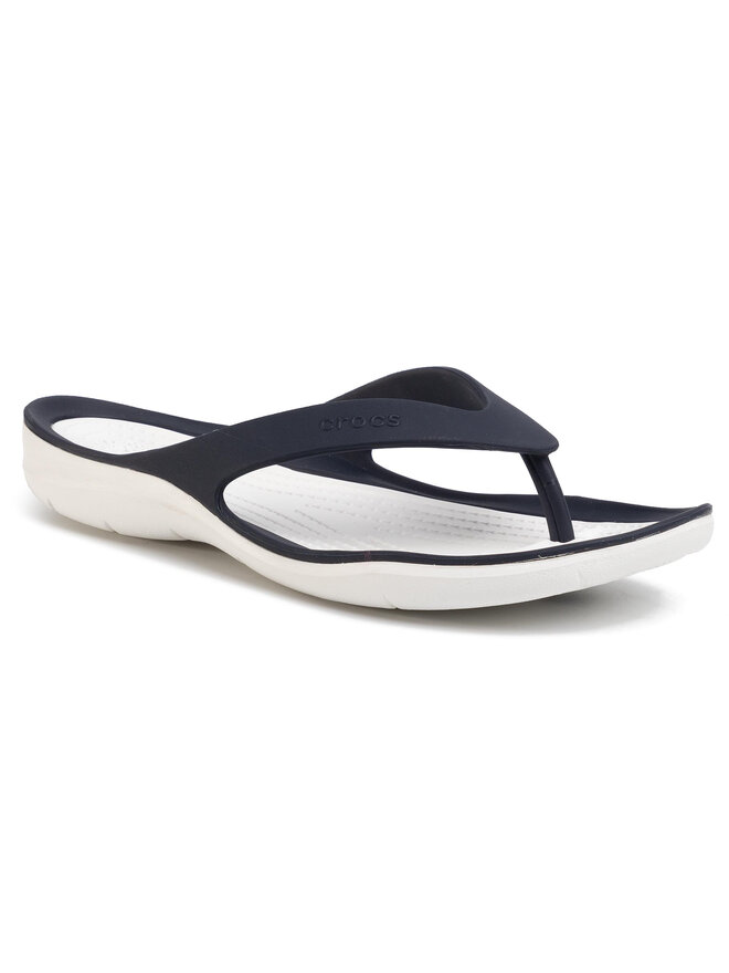 Tongs Crocs Swiftwater Flip W 204974 Bleu marine chaussures