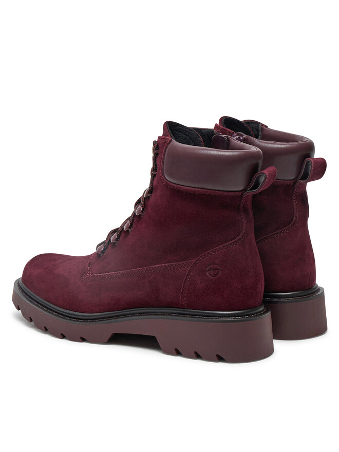 Tamaris Schnürstiefeletten Tamaris 1-25909-41 Dunkelrot