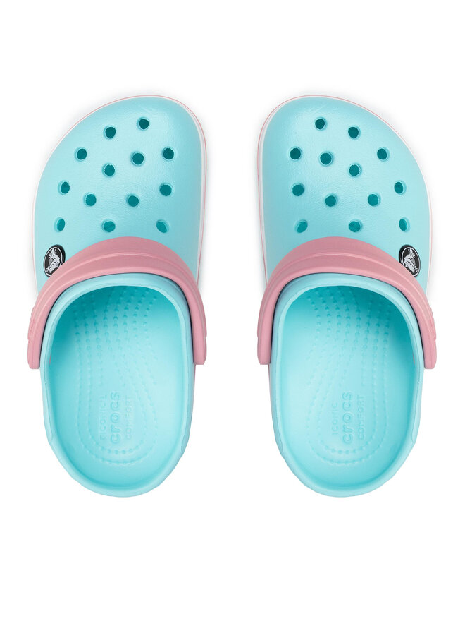 Pantoletten Crocs Crocband Clog K 207006 Blau eschuhe
