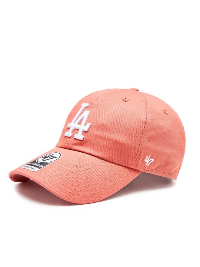 47 Brand Șapcă 47 Brand MLB Los Angeles Dodgers '47 CLEAN UP B-RGW12GWSNL-IRA Roșu