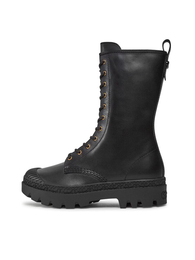 Coach Μποτάκια Coach Tasha Leather Boot CN100 Μαύρο
