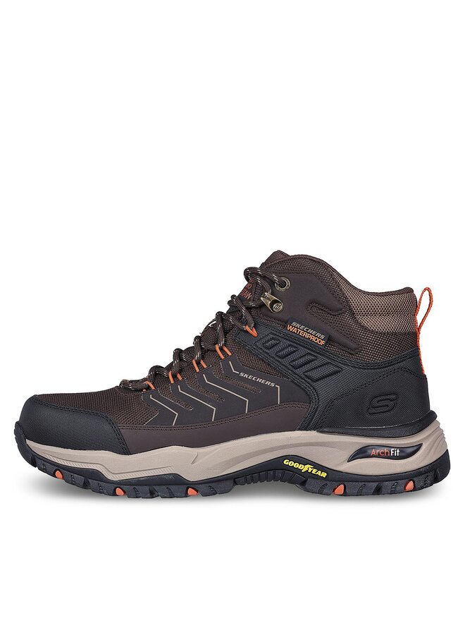 Skechers Trapery Skechers Arch Fit Dawson Raveno 204634/BRN Brązowy