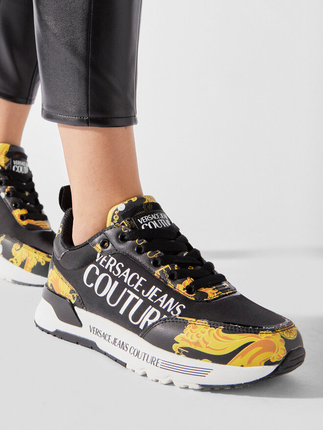 Versace Jeans Couture Sneakersy Versace Jeans Couture 75VA3SA3 Czarny