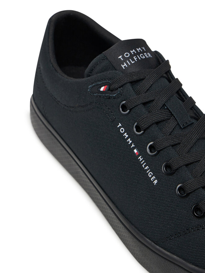 Tommy Hilfiger Zapatillas de tenis Tommy Hilfiger Hi Vulc Low Core Canvas FM0FM05396 Negro