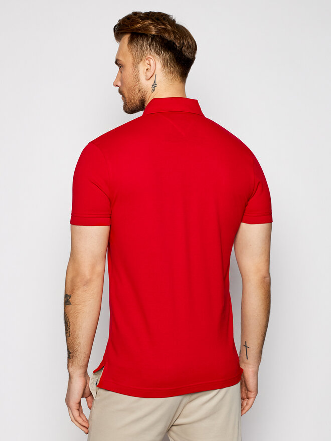 Tommy Hilfiger Tommy Hilfiger Poloshirt 1985 MW0MW17770 Rot Regular Fit