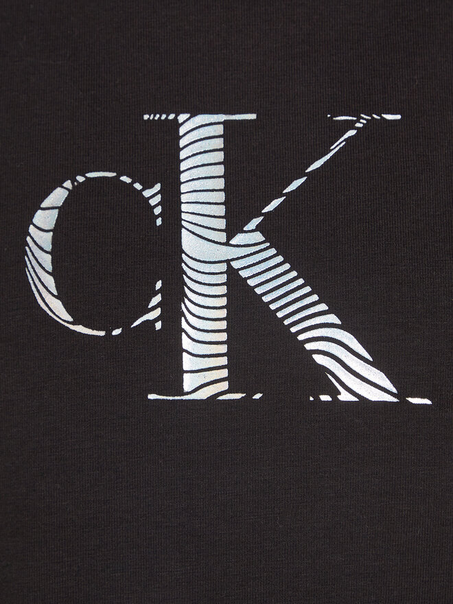 Calvin Klein Jeans Calvin Klein Jeans T-Shirt Iridescent IG0IG02433 Μαύρο Regular Fit