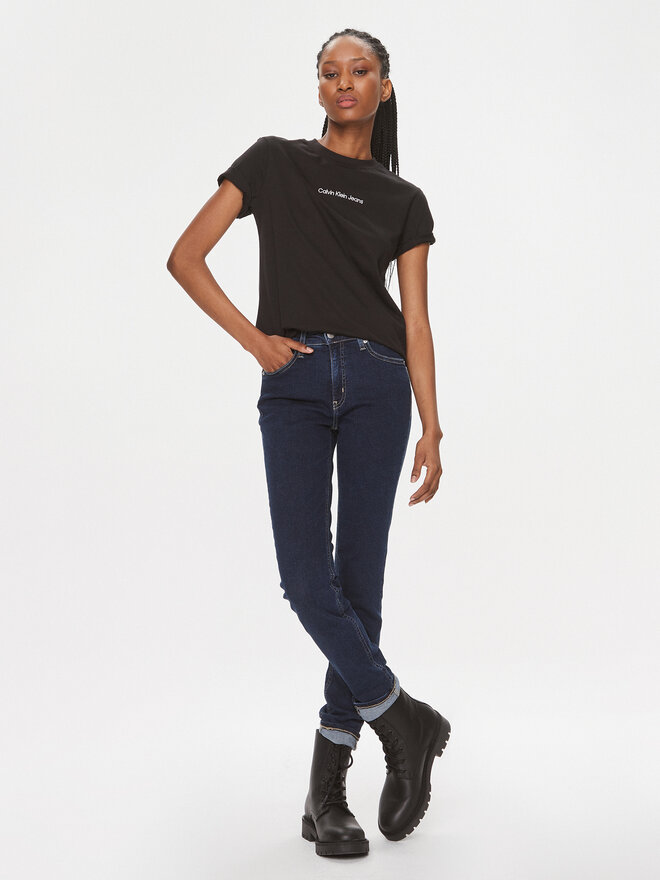 Calvin Klein Jeans Calvin Klein Jeans T-Shirt J20J221065 Μαύρο Regular Fit