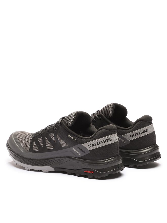 Salomon Trekingová obuv Salomon Outrise Gtx W GORE-TEX L47142600 Čierna