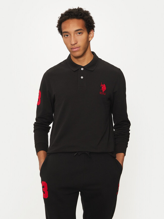 U.S. Polo Assn. U.S. Polo Assn. Polo MUP1935 Μαύρο Regular Fit