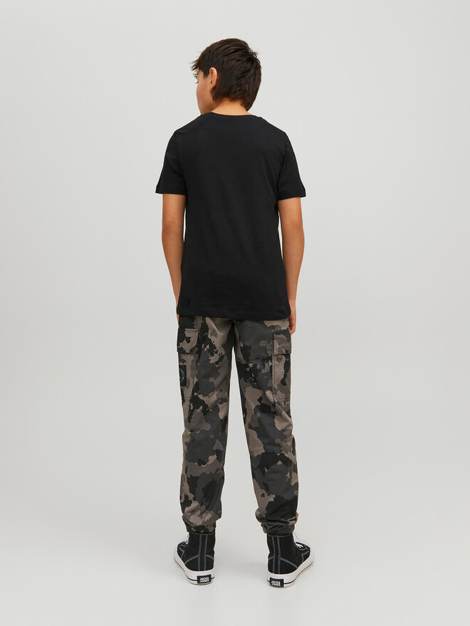 Jack&Jones Junior Jack&Jones Junior Majica Basic Tee Črna Regular Fit