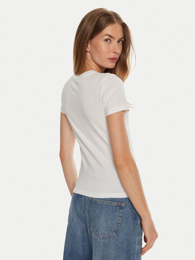 Guess Jeans Guess Jeans Camiseta W4YI01 J1314 Blanco Slim Fit