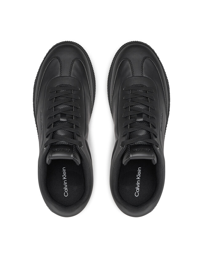 Calvin Klein Сникърси Calvin Klein Low Top Lace Up Lth HM0HM01790 Черен