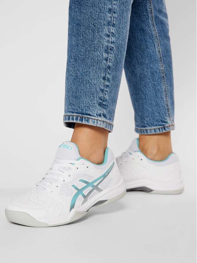 Tennisschuhe Asics Gel Dedicate 6 Indoor 1042A074 WeiB eschuhe