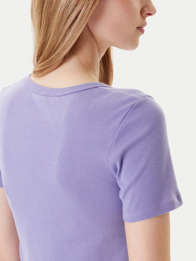 United Colors Of Benetton United Colors Of Benetton Majica 3GA2E16A2 Vijolična Regular Fit