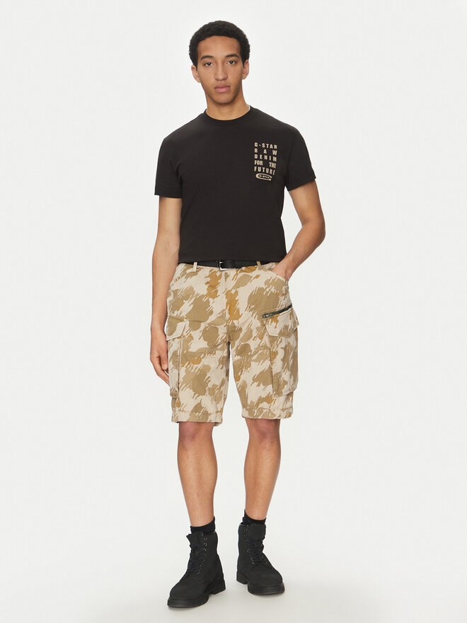 G-Star Raw G-Star Raw T-Shirt Text Chest D25968-C506 6057 Schwarz Regular Fit