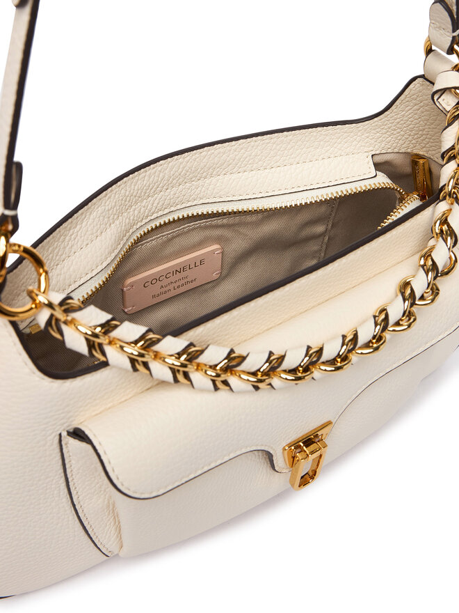 Coccinelle Handtasche Coccinelle TFK Coccinelle Beat Generatio E1 TFK 12 01 01 Écru