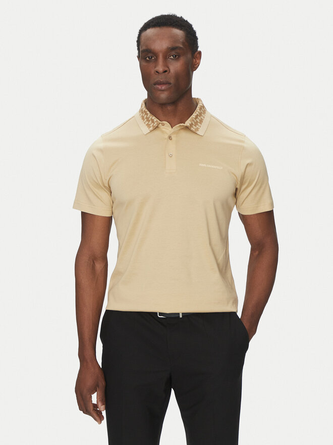 KARL LAGERFELD KARL LAGERFELD Poloshirt 745001 552200 Beige Slim Fit