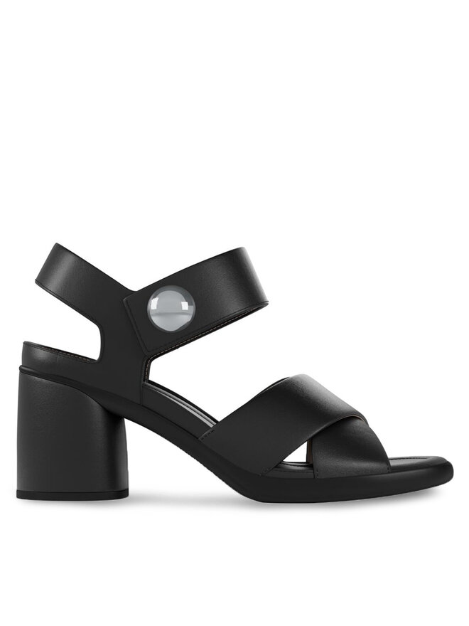 ECCO Sandále ECCO Sculp Lx55 W Cr Open Lea 22289301001 Čierna