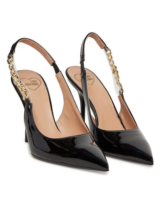 LOVE MOSCHINO Sandały LOVE MOSCHINO JA10139G0MIH0000 Czarny