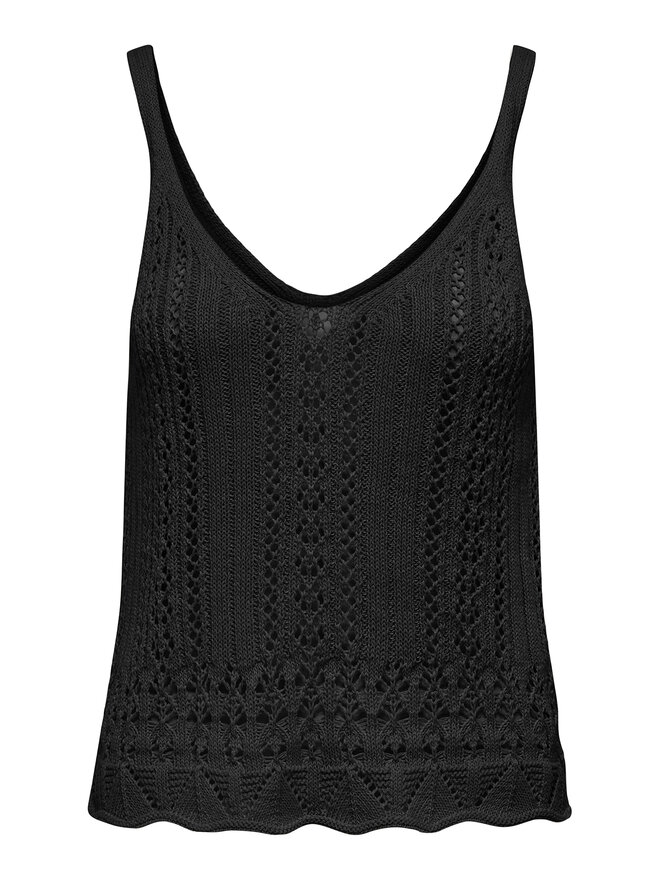 ONLY ONLY Τοπ Lyzet 15277573 Μαύρο Regular Fit